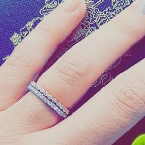 Diamond stacking rings